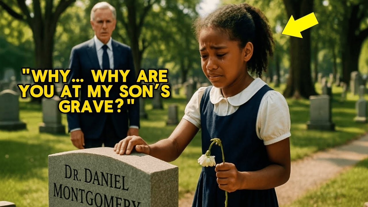 Billionaire Found Black Maid’s Daughter Crying at His Son’s Grave — What He Learned Shocked Everyone