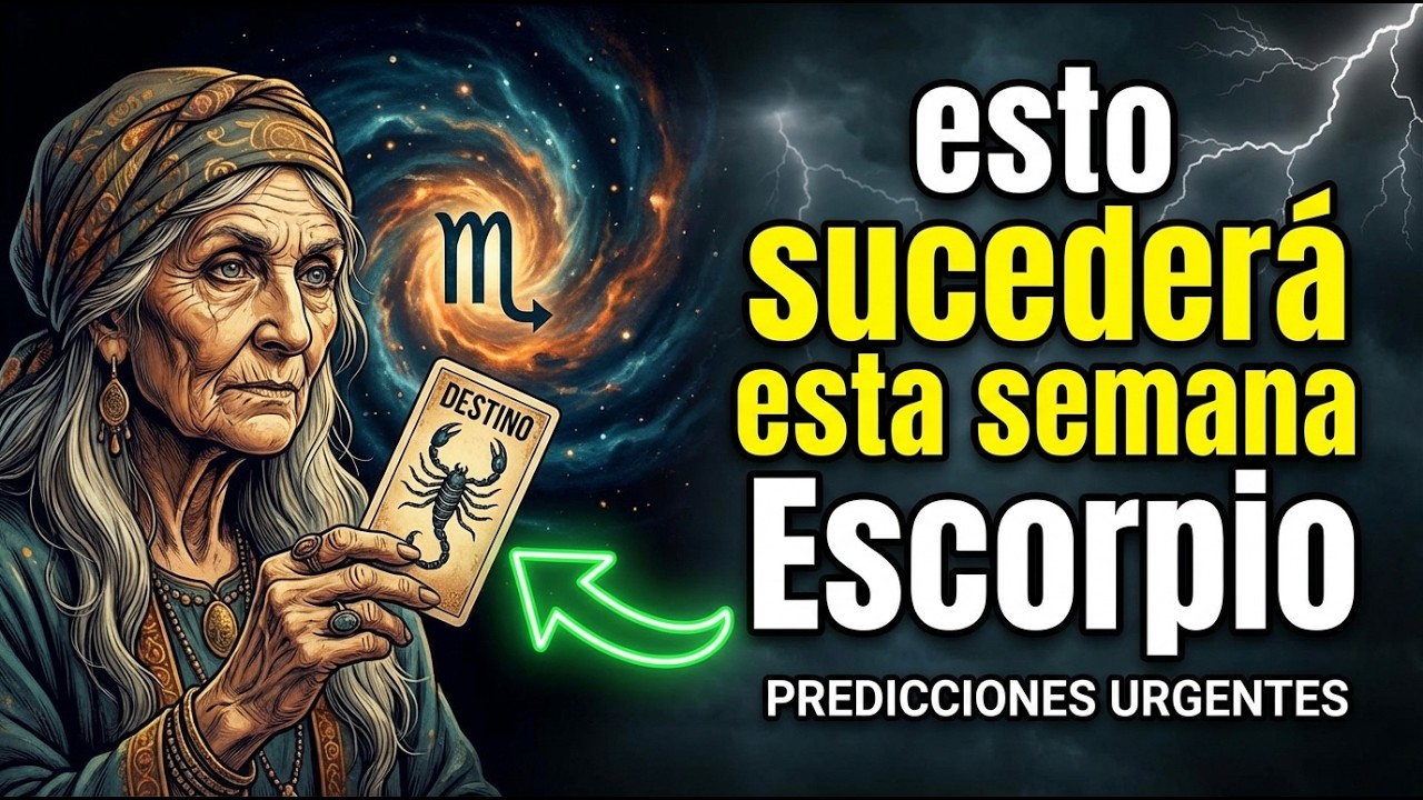 ESCORPIO 😢 Va A Doler, Pero Esto Sucederá Esta Semana ⏳ Dios Sabe Lo Que Hace 🙏 Ten Fe Y Sé Fuerte