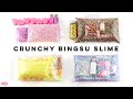 Crunchiest ASMR Bingsu Bead Slimes!! Testing Newest Satisfying Slime Trend