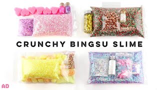 Crunchiest ASMR Bingsu Bead Slimes!! Testing Newest Satisfying Slime Trend
