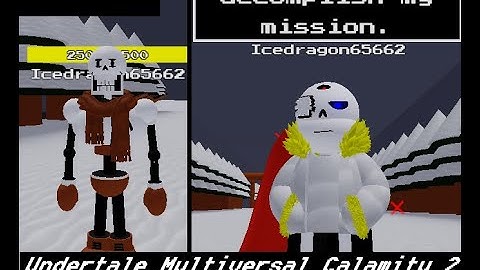 Delios and reworked Omnipotent Showcase - Undertale Multiversal Calamity 2