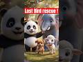 Baby bird rescue! 🐘🐶🐐🐼 #KidsStory #CartoonStory #BedtimeStory #MoralStory #reals #YouTubeShorts