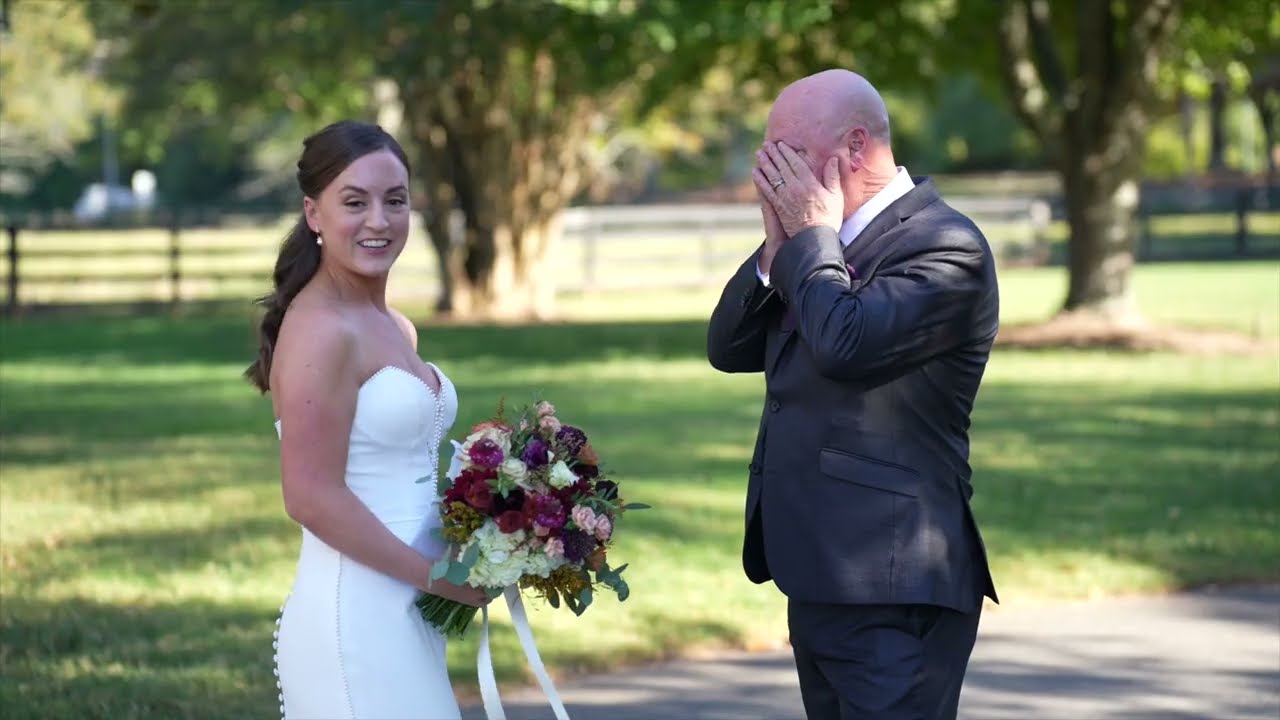 Courtney & Tanner - A father's love at The Venues at Langtree, Mooresville, NC - Giovanni Films