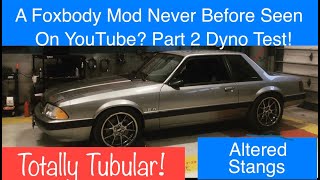 Foxbody modified Gt40 tubular intake testing. B303 GT40P combo.