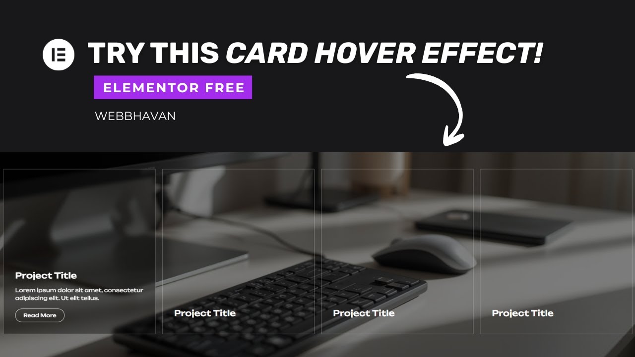 Elementor Tips: Try This Creative Card Hover Effects Today! - YouTube