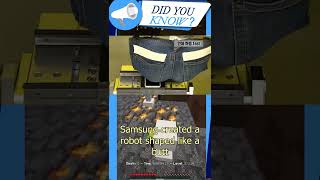 Celebrity Samsung tests phone durability with a butt-shaped robot. 🤣🤣#shorts #facts  #funnyshorts Wealth