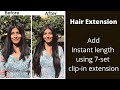 6 set clip in extensions by Hairstopnepal