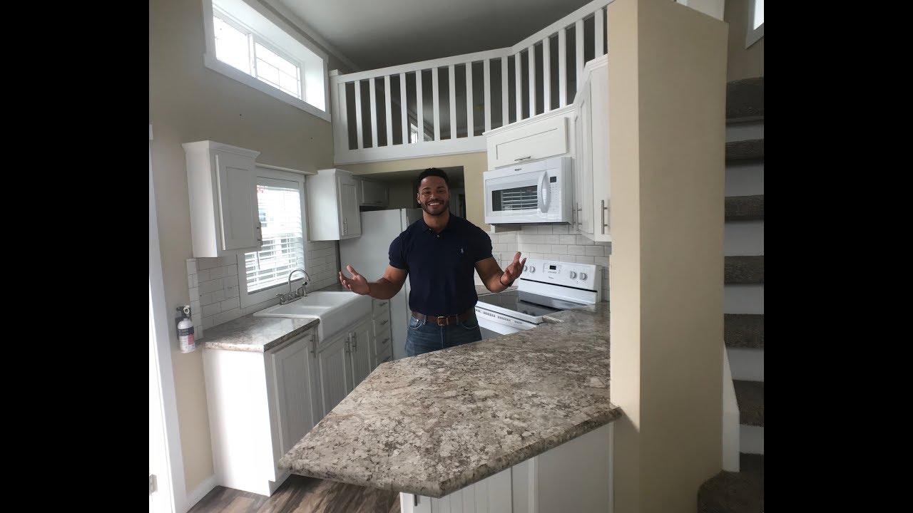 Tiny Home by Athens Park Homes model A-527 - YouTube