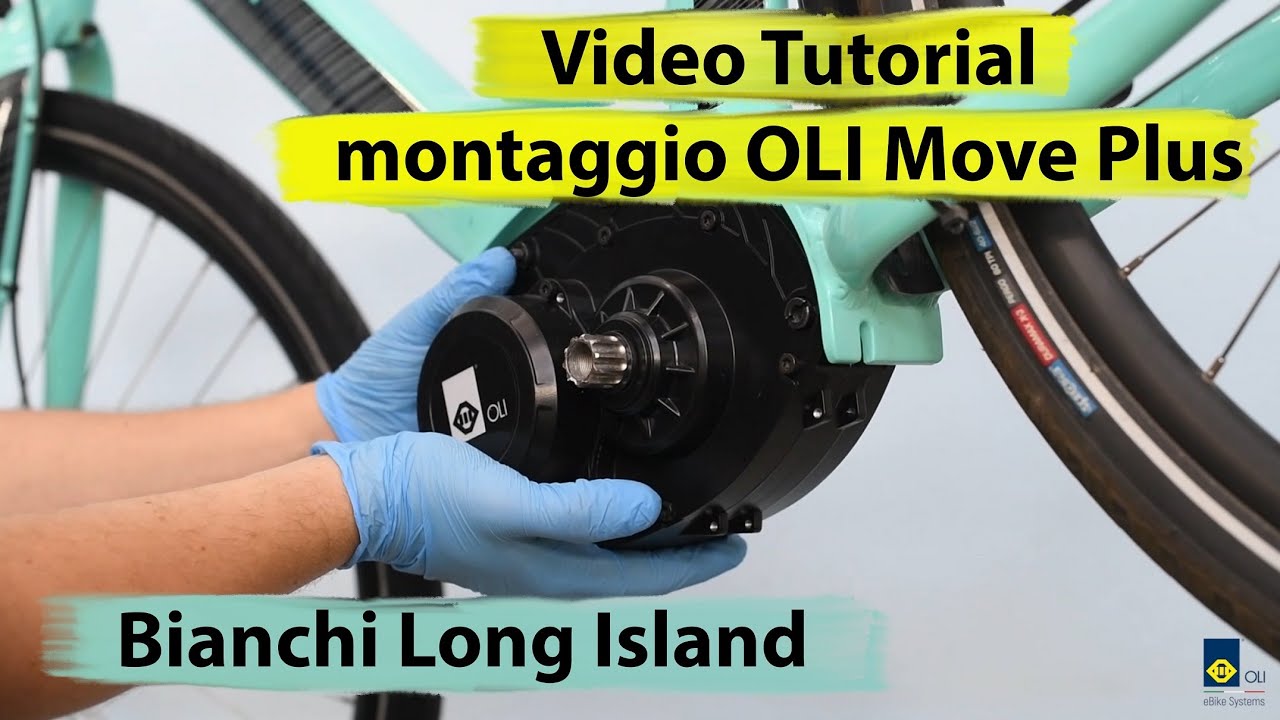 Montaggio sistema OLI eBike MOVE PLUS Long Island Bianchi - YouTube