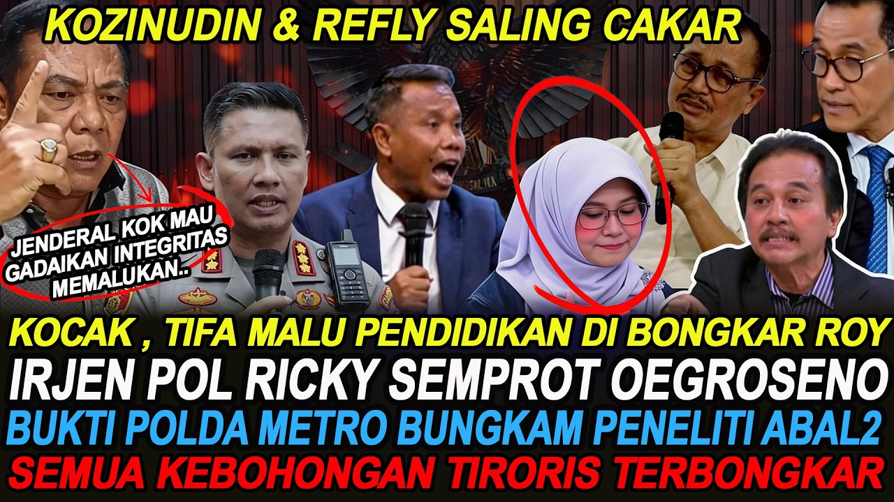 VIRAL, ROY SURYO BONGKAR JEJAK PENDIDIKAN TIFA! IRJEN RICKY SEMPROT PENGETAHUAN HUKUM DARI OEGROSENO
