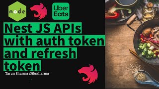 Nest JS Auth System with access and refresh tokens #24 #nestjs  #microservices