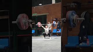 Hip snatch 130 kg