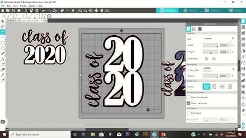 Silhouette Studio Knock Out Method, Graduation DIY
