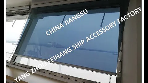 IMPA150721-Solar Shades Spring Roller Type Marine cockpit sun shade - cockpit spring sun shade