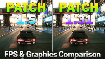 Patch 1.5 vs 1.31 | Cyberpunk 2077 | PC Graphics Comparison Gameplay