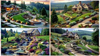 50 Landscaping Hillside Original Ideas | Enhancing the Natural Beauty of a Country House