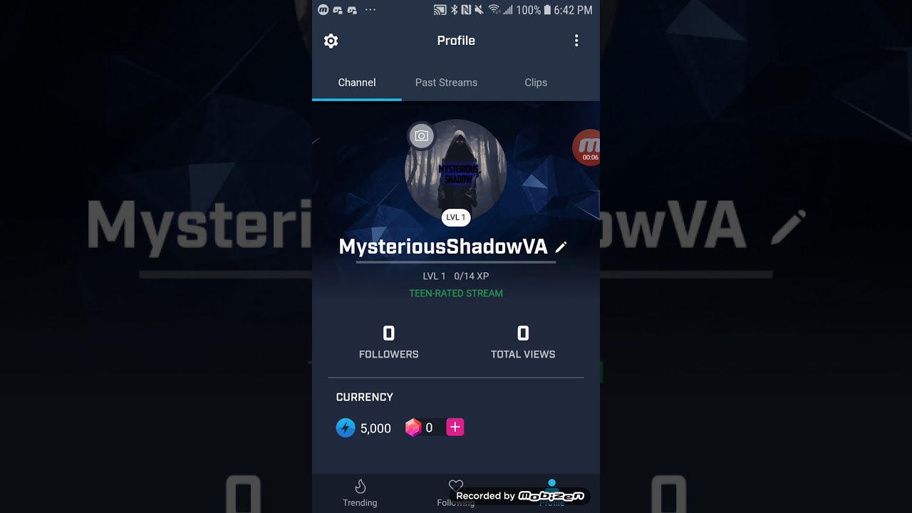 I have create Mixer account for livestreaming! YouTube