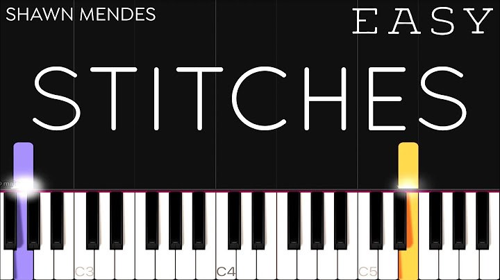 Stitches Piano version - Piano performance video thumbnail