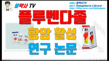 [윤약사TV] 플루벤다졸의 항암활성 연구논문