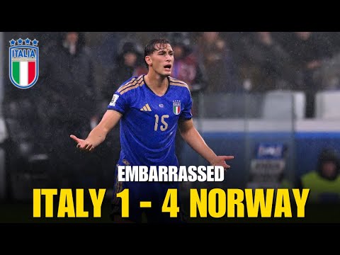 EMBARRASSED AT THE SAN SIRO ITALY 1 4 NORWAY Match Reaction 