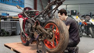 How They Fully Recycle Expensive Motorbike by Hand - Disassembly Line