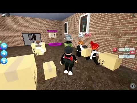 Playing Roblox games -feeding trash to rich people tycoon - YouTube