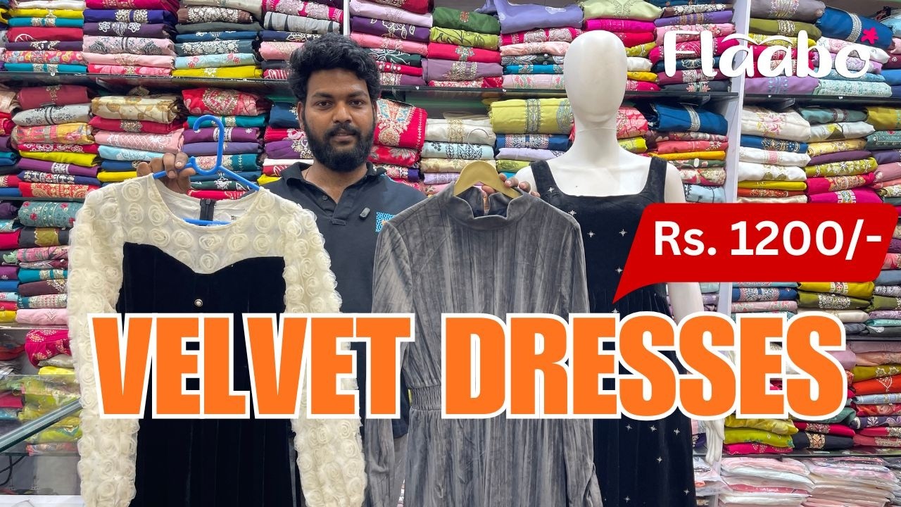 ✨ Women's Wear Velvet Dresses @ Flaabo Pragathi Nagar & KPHB, Hyderabad
