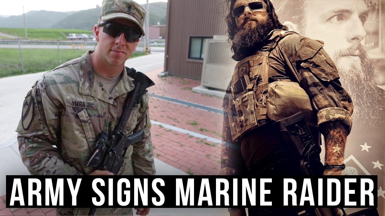 WE SIGNED A MARINE RAIDER!! YouTube