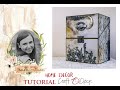 Микс медийная коробка для бумаг / Mixed media box for papers