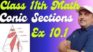 Conic sections class 11// Ex 10.1 ( Q 1 to 9) // Class 11th maths