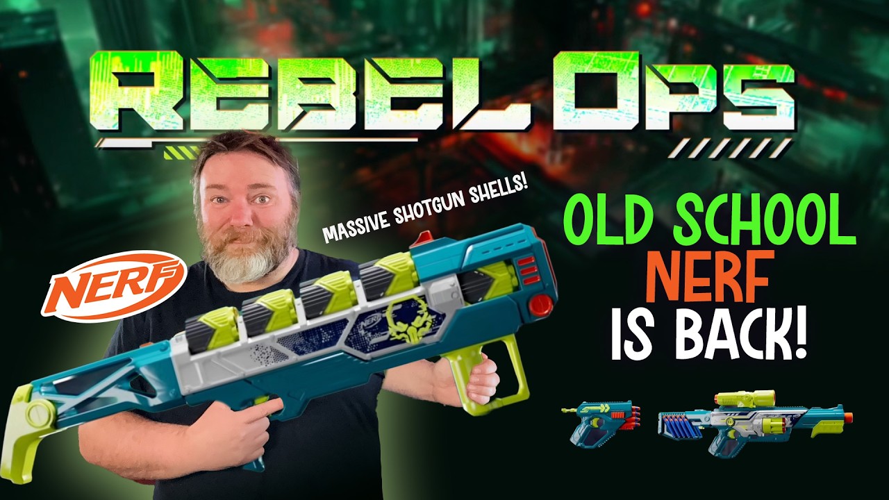 Nerf Elite is back! New Rebel Ops Blasters Revealed!