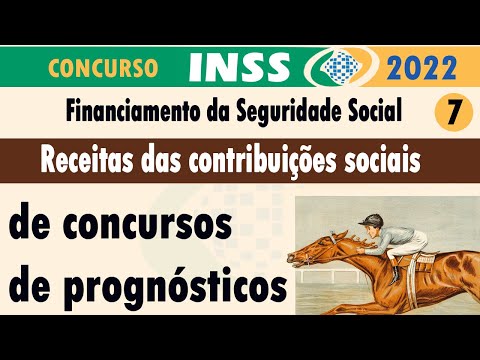 Financiamento da Seguridade Social Parte 7 Contribuição sobre a receita de concursos de prognósticos