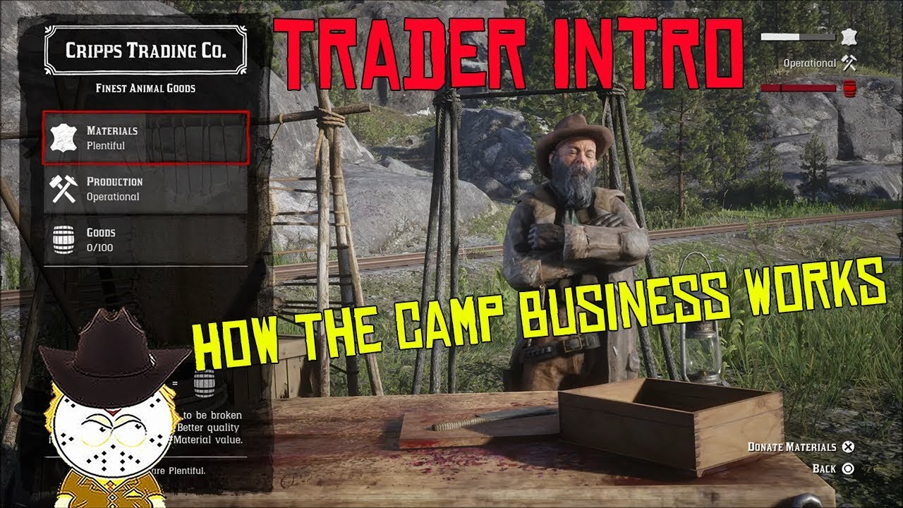 Red Dead Online New Dlc Trader Intro How The Trader Business Works Youtube