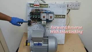 Forward/Reverse Using Two Push Button With Motor (Tagalog)