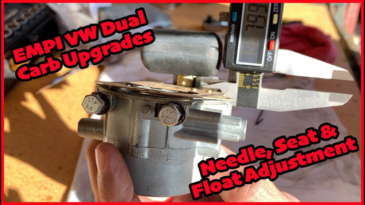 EMPI VW DUAL CARBS Needle & Seat, Jet Upgrade, Float Adjustment VW Bus Revival Project Ep