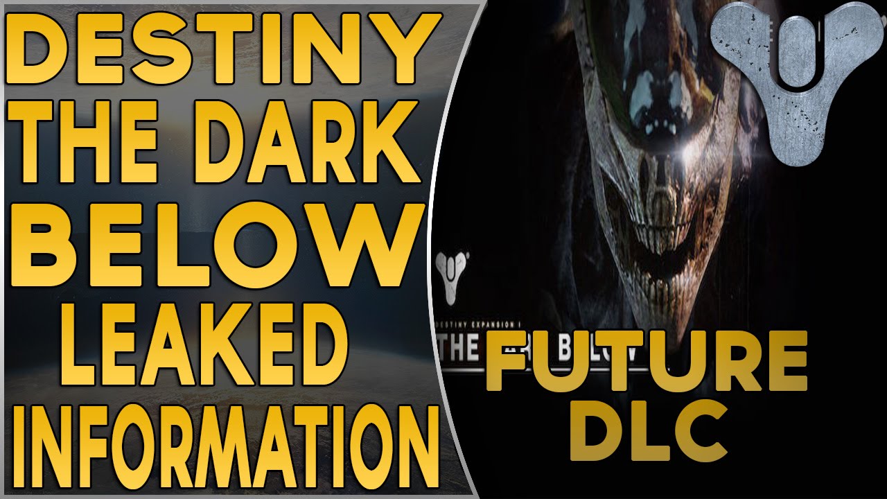Destiny: The Dark Below Leaked DLC All weapons and raid gear