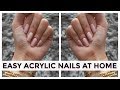 BOUGIE ON A BUDGET - ACRYLIC NAILS AT HOME | DIY