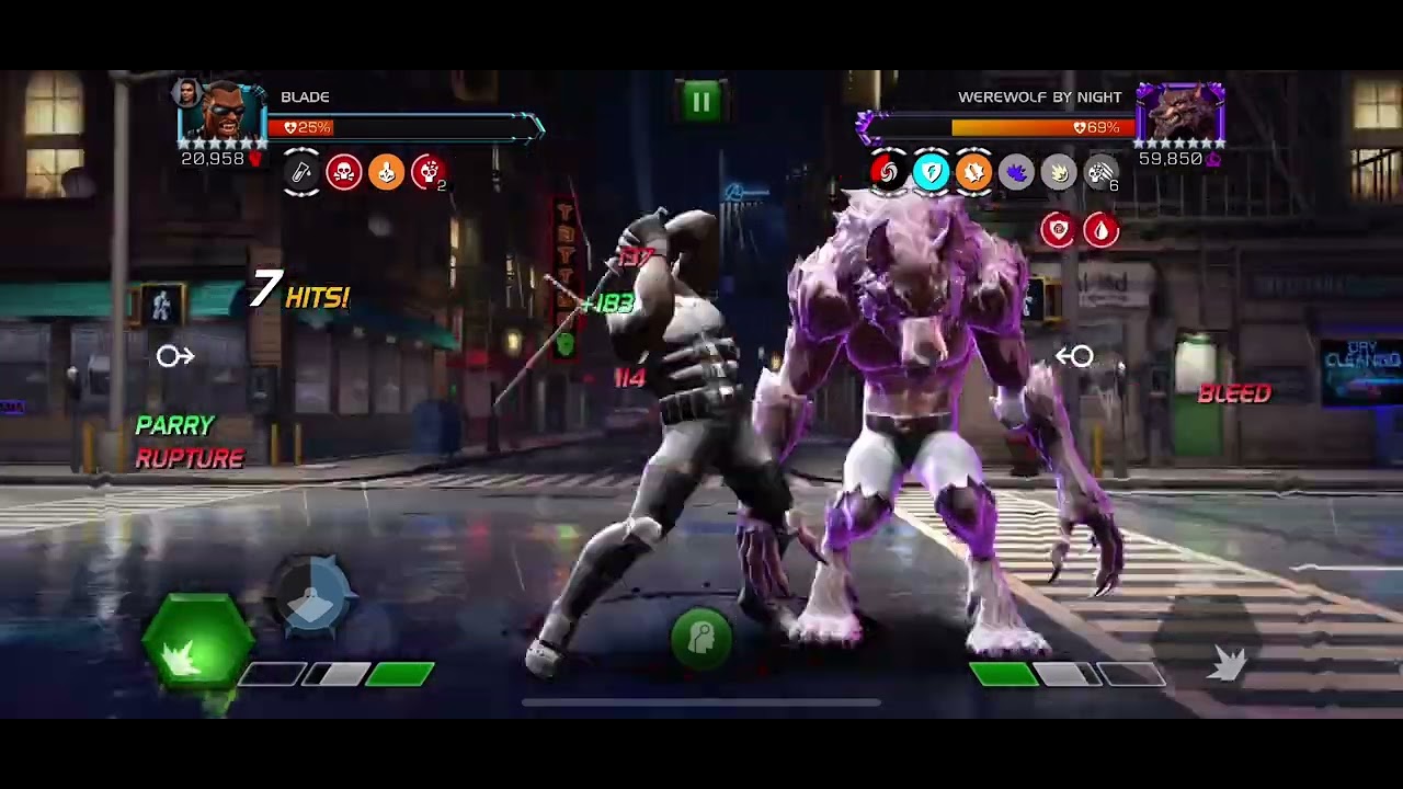 Blade Can only Kill Vampires and Not Werewolves - marvel contest of champions