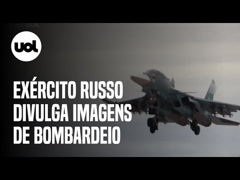 Guerra na Ucrânia: Caça Su-34 decola e dispara míssil em vídeos divulgados pela Rússia