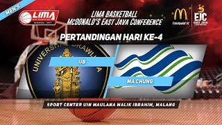 Download Lagu UB VS MA CHUNG di LIMA Basketball McDonald's East Java Conference 2017 (Men's) MP3