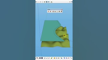 Sketchup l Cách vẽ dòng suối qua núi bằng Drape tool l sandbox tools l V Design team #tuhocsketchup
