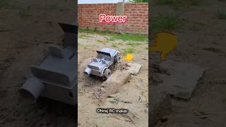 Jeep 4x4 power testing climbing a ditch #PowerofThar #Short #Trendingsong (DIY project mini Jeep)