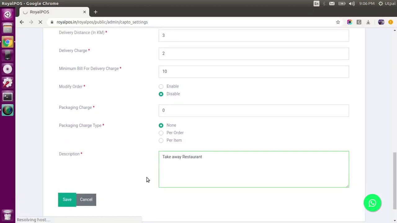 RoyalPOS - Capto Onboard process