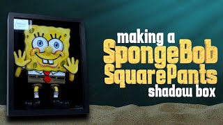 Making a SpongeBob SquarePants Shadow Box