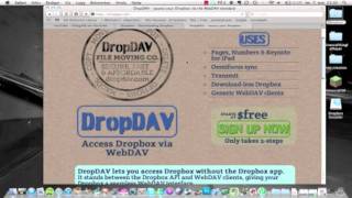 IPad iWork + Dropbox, WebDAV & DropDAV, instructions