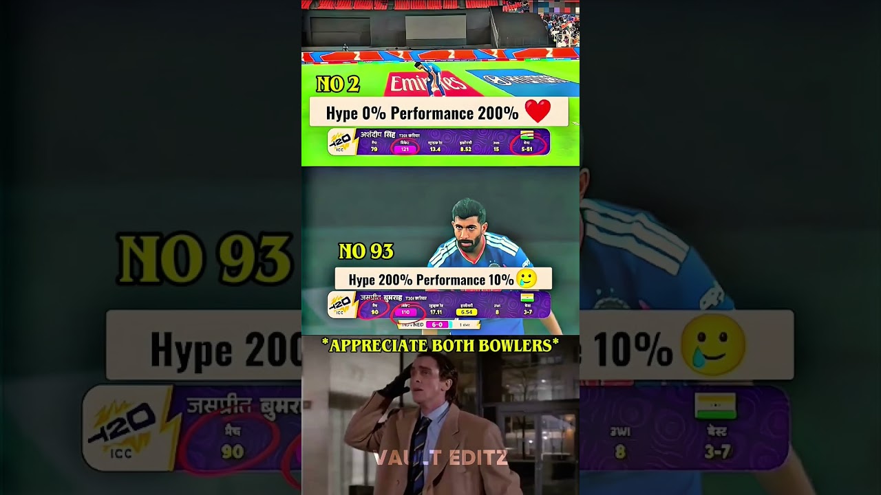 JASPREET BUMRAH VS ARSHDEEP SINGH 🤯🤯