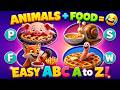 A to Z Silly Animals! 🐝 Easy ABC Song for Babies | #nurseryrhymes #kidslearning #kidssongs #cartoon