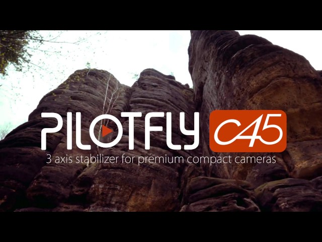 PILOTFLY C45 - 3 Axis Gimbal for Premium Compact Cameras - YouTube