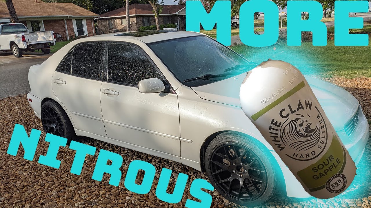 IS300 new midpipe and more nitrous YouTube