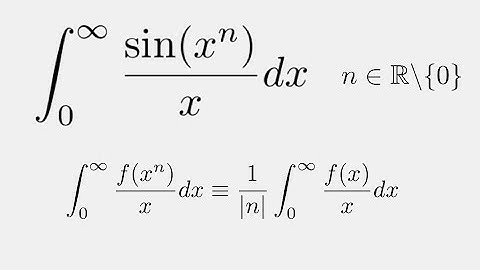 Integral of sin(x^n)/x from 0 to infinity